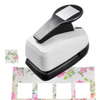 Square Punches For Paper Crafts Hole Cutter Paper Punches for Adult Child Student Kids card making custom scrapbooking  Photo
