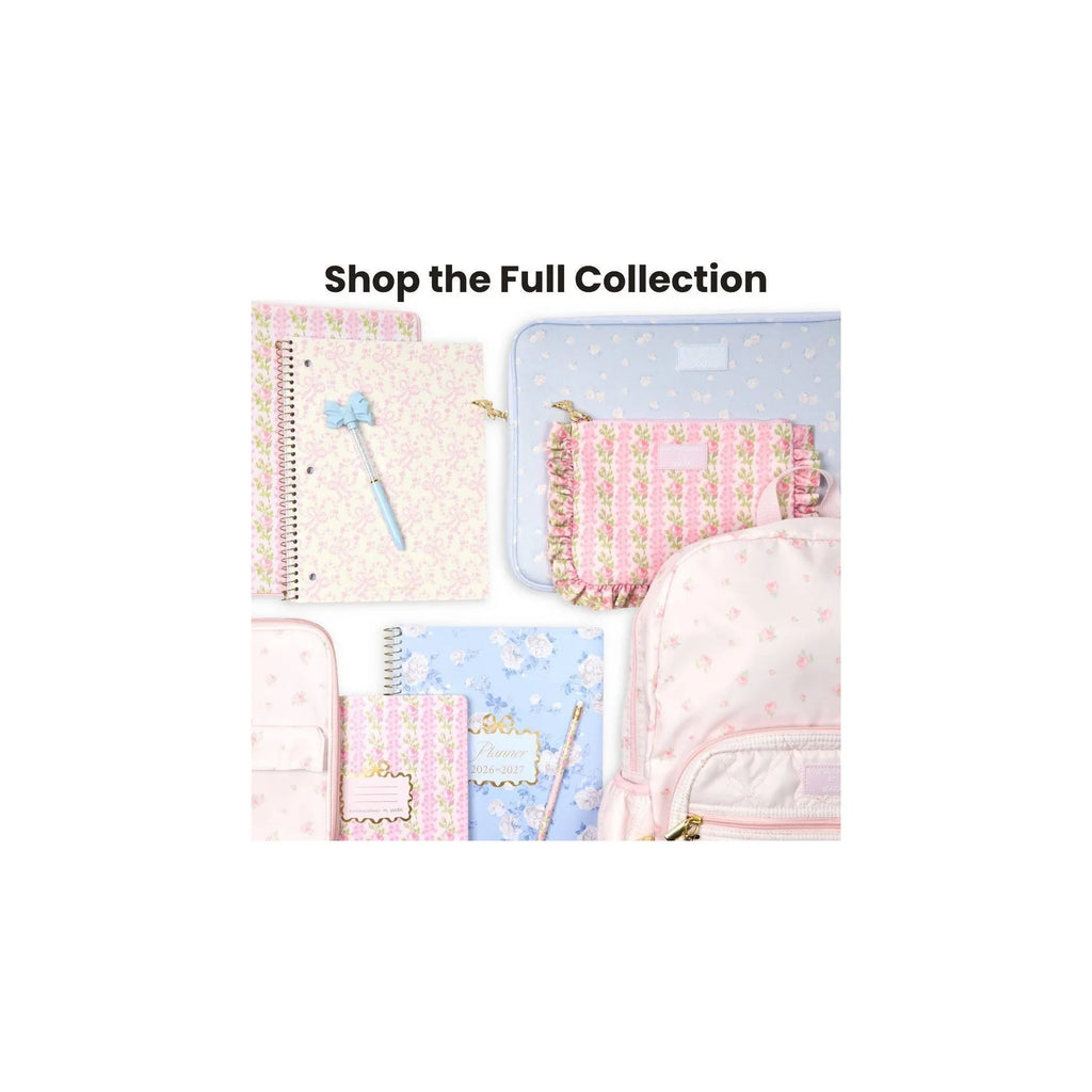 Blooming Heirloom Floral 12 Inch Ruler With Strawberry Macaroon Print For School Office Precise Measuring