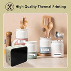 Marklife P15 Mini Portable Label Printer Smart Pocket Printer Thermal Adhesive Sticker Labeling Machine ot 3PK Label Paper NoInk