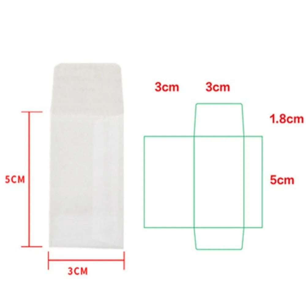 100pcs/lot Invitations Blank Translucent Envelope Postcards Message Card Sulfate Paper Envelope Business Letters Wedding