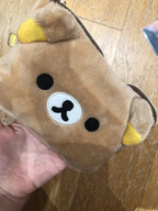 2025 New Kawaii Rilakkuma Peripheral Transparent Wallet Anime Themed Card Case And Key Case Storage Organizer Girl Birthday Gift