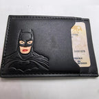 2026 New Leather Bat Wallet Personalized Superhero Mask Card Holder Bat ID Heroic Wallet Gift