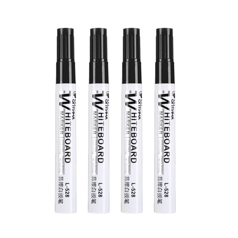 4/10 Pcs Set Erasable Magnetic Whiteboard Marker Pen Blackboard Marker Chalk Glass Ceramics Office School Art Marker Stationery