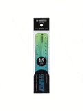 20cm/15cm Flexible Soft Ruler Gradient Rainbow Color Style Dual Unit Measurement in Cm and Inch  for Office Students School Use