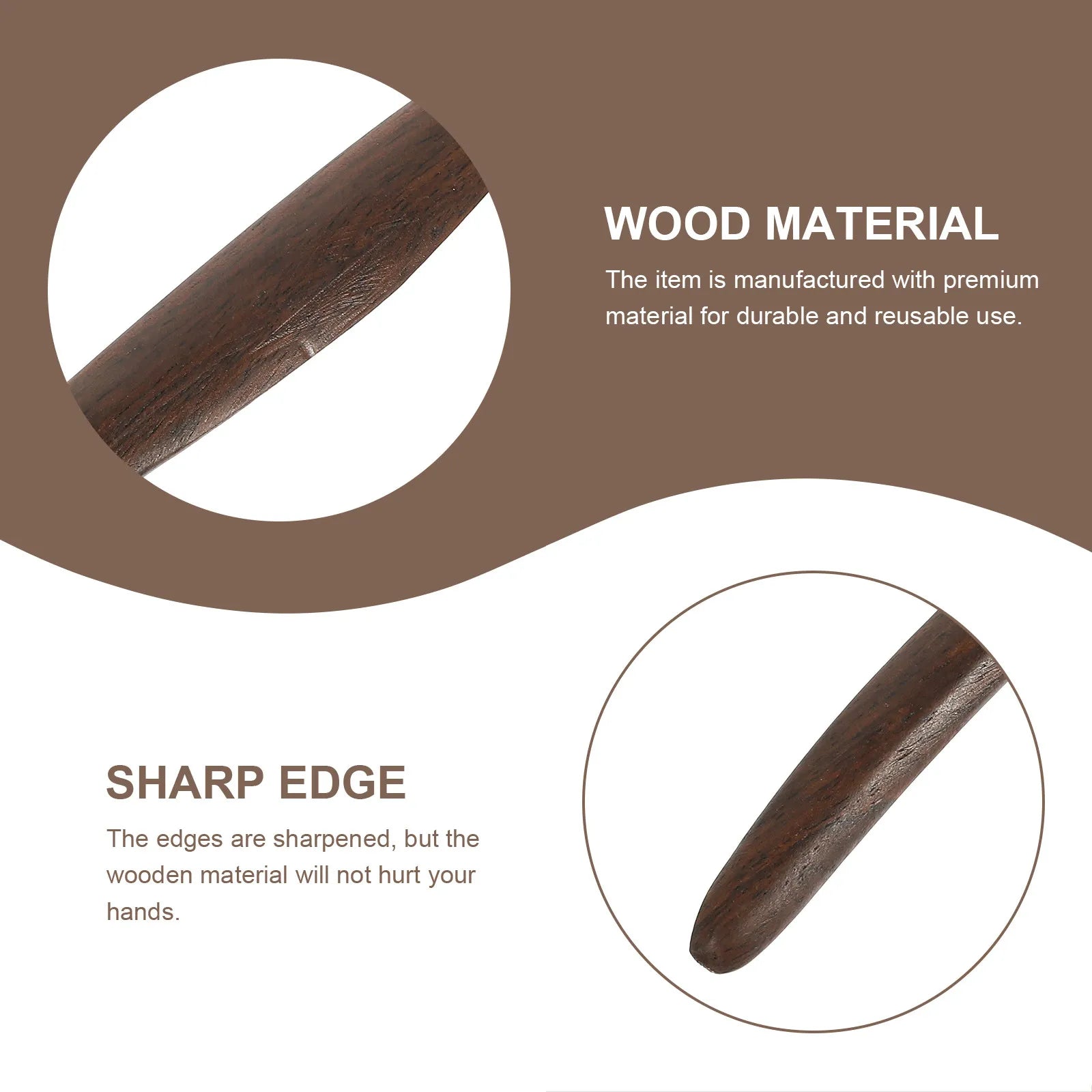 Ebony Wood Letter Opener Chinese Style Paper Cutter Household Mail Opener Portable Envelope Knife Office