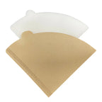 100pcs Coffee Filter Paper V-Shaped Wood Pulp Drip Paper Cone Coffee Strainer Bag Espresso Tea Infuser Accessories