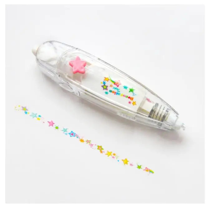 1 pc Kawaii Animals Mechanical Decorative Correction Tape Corrector Diary Diy Journal Art Supplies Gift Accessories School