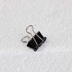10-20pcs Paper Clip 19/25mm Foldback Metal Binder Clips Black Grip Clamps Office School Stationery Paper Document Clips