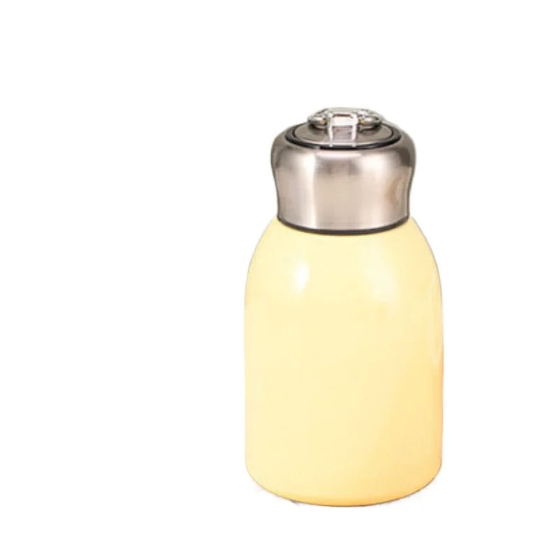 New High-value Mini Chubby Big Belly Cup 304 Stainless Steel Vacuum Thermos Cup Portable Carrying Ring Accompanying Cup