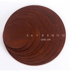 QJH Big Size Hollow Round Hole Punch, High Carbon Steel Round Leather Cutting Dies for DIY Leather Crafts (5 6 7 8 9 10 11 12cm)