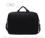 15.6 Inch 17 In Laptop Bag Business Portable Nylon Handbags Laptop Shoulder Briefcase Zipper Anti-theft Shoulder Simple Style