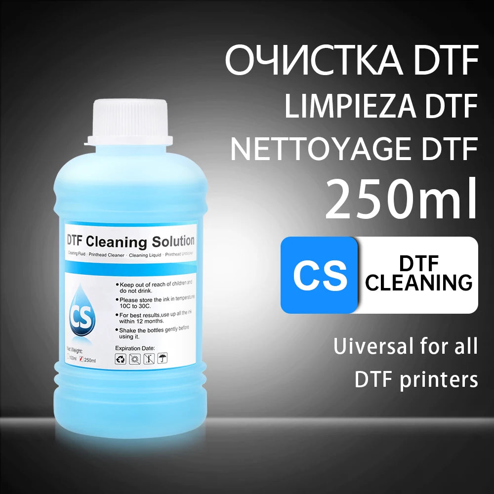 250ML DTF Ink Kit For T-shirt Transfer Printing For Epson L800 L1800 XP-15000 XP600 TX800 P600 P608 P800 DX5 DX7 i3200 4720