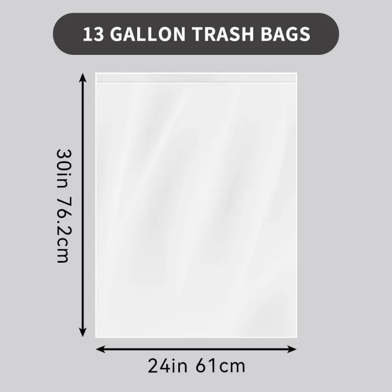 13 Gallon Heavy Duty Trash Bags 130 Count Super Strong Leak Proof Odor Control Disposable Garbage Bags for Kitchen Bathroom Bedr