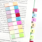 200 Sheets Transparent Sticky Notes Page Markers Book Tabs Index Sticky Notes Bookmarks Memo Pad Notepad Stickers Stationery