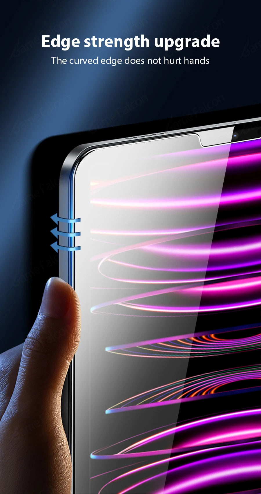 Tempered Glass Screen Protector For Ipad Pro 13 11th M5 M4 2025 12.9 A16 Air 11 5 4 M3 M2 10 9 9th 10th Generation Mini 7 6 Film