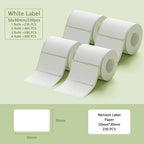 Niimbot B1 Portable Printer White Sticker 2/3/4/5Rolls Waterproof Paper Adhesive Label Printer Residential &Commercial For B21