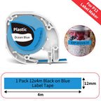 P12 Mini Label Maker Machine with Tape Bluetooth Label Printer Handheld Sticker Multiple Templates Font Inkless Sticker Maker
