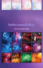 50pcs Creative Square Star Sky Constellations Origami Paper Kid DIY Handmade Double-sided Coloring Fold Craft Paper Art Gift