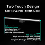 Monitor Light Bar LED Computer Screen Hanging Lights RGB Atmosphere Table Lamp for Work Study Read Gaming Stepless Dimmable