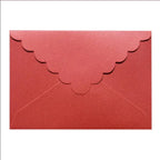 10Pcs Creative Wave Pattern Pearlescent Triangle Envelope Letterhead Special Design Envelope Dropshipping 11*16cm
