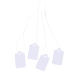 300Pcs label tie string strung ticket jewelry merchandise display price tags
