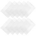 10Pcs Clear PP Plastic File Folder Sleeve Hanging Document Organizer for Office Study Paper Storage Portable File Container A4