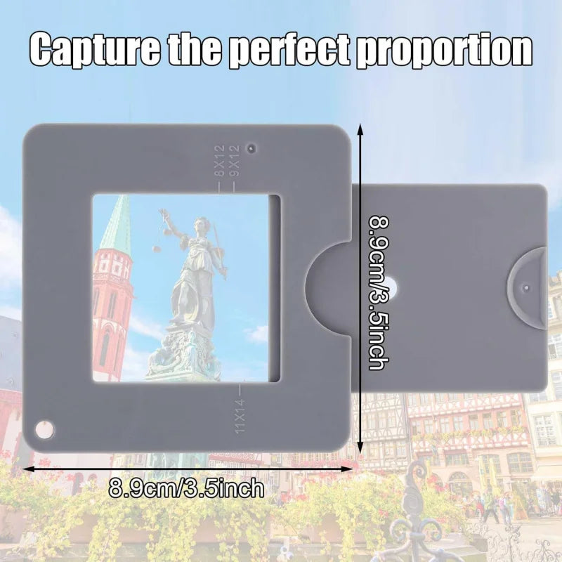 Portable Geometric Drawing Aid Viewfinder Math Drawing Set Vision Capturer Student Drawing Tool Math Teaching Aid