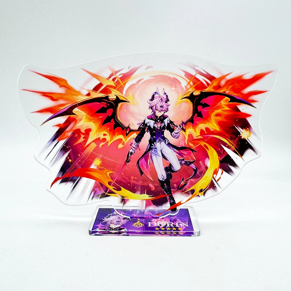 Odette Lohen Flins Durin Mavuika Columbina Xiao Arlecchino Acrylic Anime Model Furina Collect Desktop Decoration Keychains Gift
