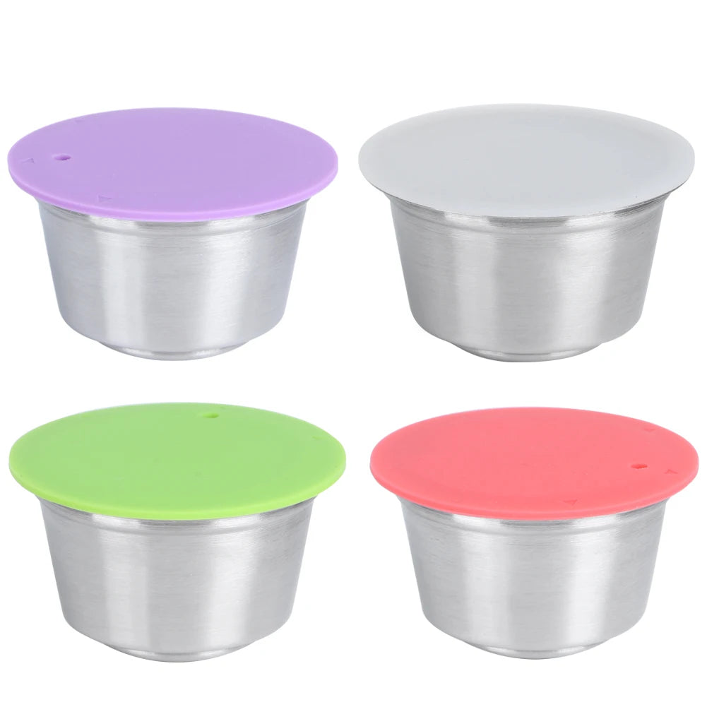 Stainless Steel Reusable Refillable Coffee Capsule Cup Fit for Dolce Gusto Coffee Maker Home Coffee Machine Accessory