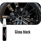 Automotive Wheel Touch-Up Pen Paint Repair Pen Gloss Black Matte Black Silver Grey Automotive Paint Care Accessories