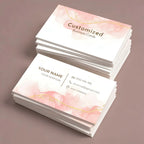 Custom Cards Thank You Cards Custom Business Card Personalized Logo Packaging For Small Business Wedding Invitation Postcards
