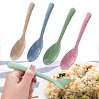 Plastic Bar Kitchen Tools Pudding Dessert Cake Party Wheat Straw Spoon Spoon Rice Scoop Scoop