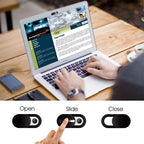 3Pcs/Pack Webcam Cover Slider Shutter Multiple Styles Universal Privacy Security Camera Sticker For Laptop Phone Tablet Computer