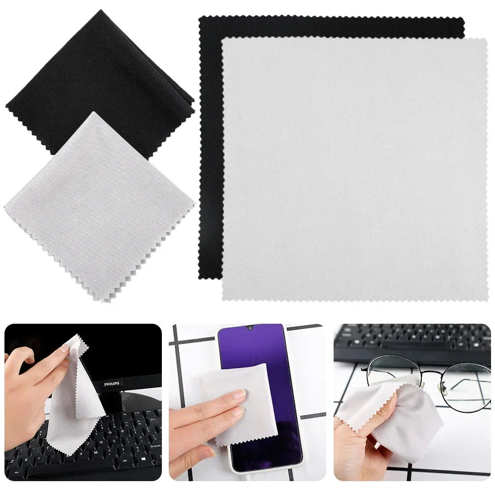Ultra-Soft Microfiber Cleaning Cloth Multifunctional Screens Wipes for IPhone Eyeglasses Lens Glasses Laptops Tablets LCD Camera