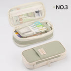 Creative pencil case Large Capacity Double Layers CPC Certification Safe Material School case Pouch Stationery for Girls