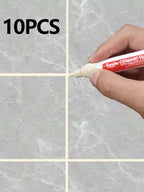 1/5/10PC  Waterproof Marker Pen Wall Seam Repair Tiles Grout Markers Pens Floor Bathroom Decontamination Paint Brush Tools