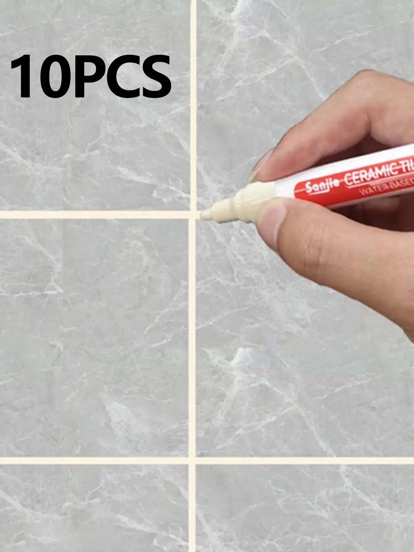 1/5/10PC  Waterproof Marker Pen Wall Seam Repair Tiles Grout Markers Pens Floor Bathroom Decontamination Paint Brush Tools