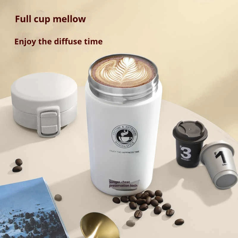 380/510ML Coffee Cup Stainless Steel Thermo Bottle Car Thermal Cup Outdoor Sports Vacuum Flask Keeps Cold and Heat Thermal Mug