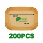 Air Fryer Disposable Liners for Ninja Dual XL foodi AF300 AF400 AF451 Non-stick Parchment Paper Sheets Air Fryer Accessories