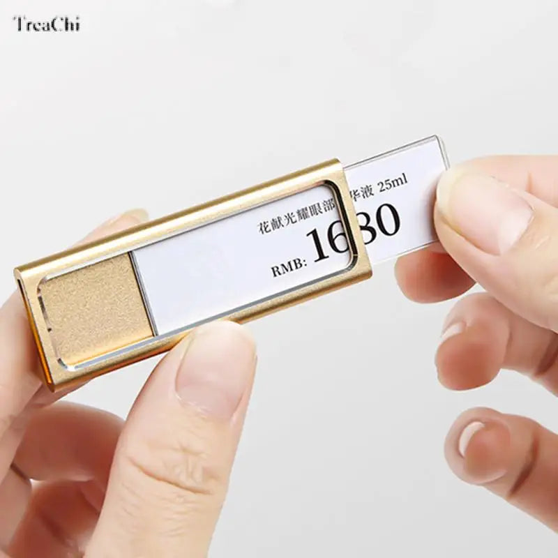 Gold Price Tag Signs 10Pcs/lot Arabic Numerals Together Price Cube Kit for Shopping Mall Mobile Phone Storage Price Label