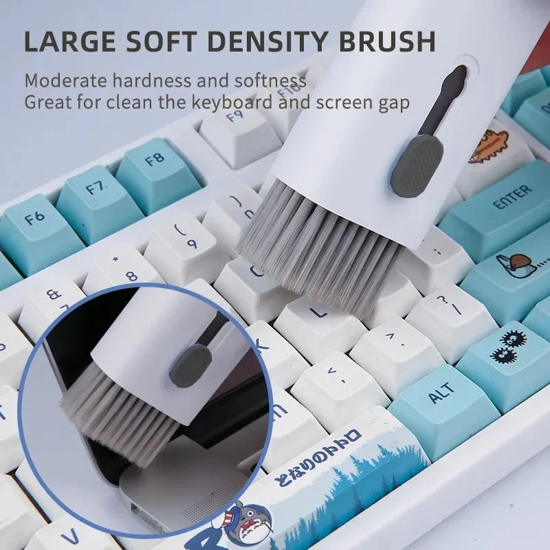 7-in-1 Multifunctional Cleaning Kit Laptop Keyboard Cleaning Brush Mobile Phone Screen Cleaning Bluetooth Headset Cleaning Pen