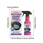 JAKEHOE 120ml Barbecue Rack Cleaner Powerful Cleaning Stubborn Grease Removes Carbon Deposits Safe Formula No Damage for Grill