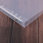 Creative transparent twill pp binder shell a6 a5 six-hole b5 nine-hole folder