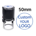 Custom Self-Inking Stamp With Your Own Logo,Photosensitive Ink / Rubber Stamp,Personalize Your Logo Multiple Ink Color Option