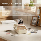 Niimbot 200dpiB21 300dpi B21PRO Label Maker Tag Price Portable Thermal Label Printer with White Photo Labels for Bakery/Business