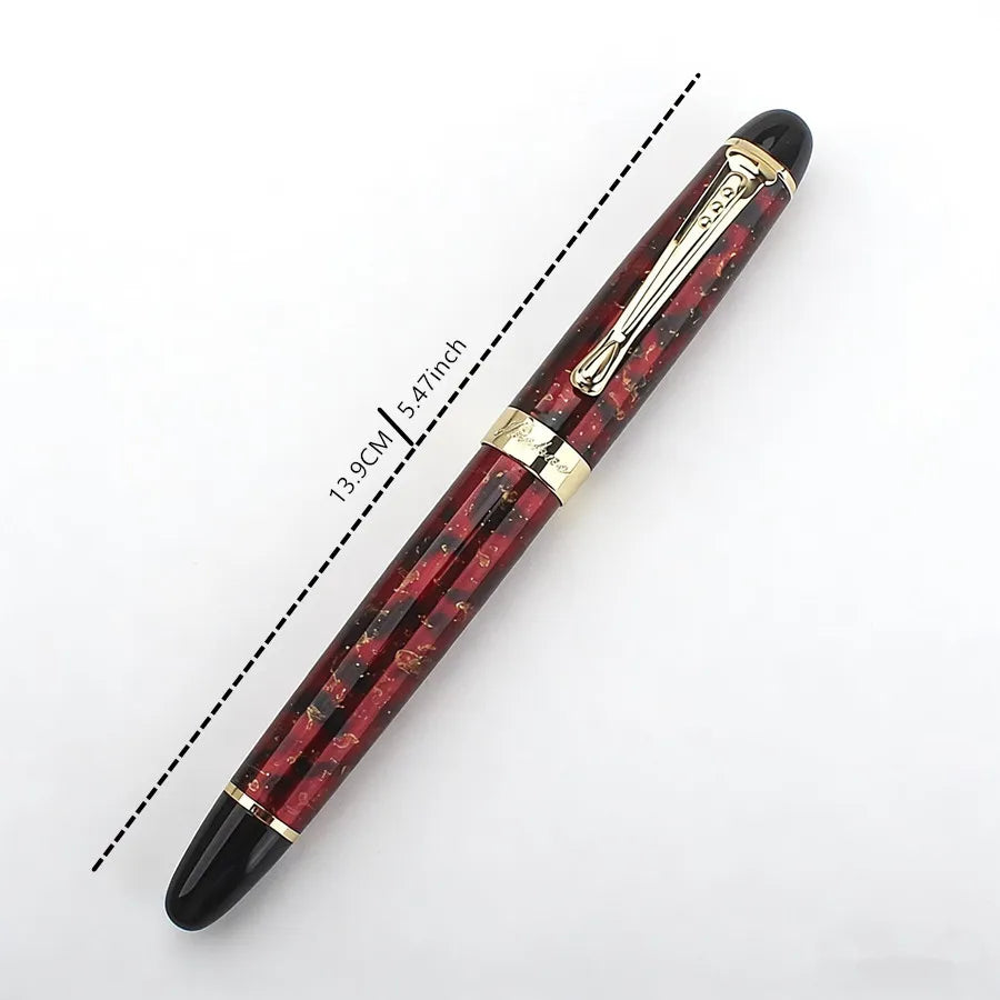Jinhao X750 Classic Style Silver Clip Metal Fountain Pen 0.5 mm Nib Steel Ink Pens for Gift Office Supplies School Supplies