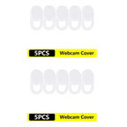 5/10/20pcs Universal Ultra-Thin Laptop Webcam Cover Shutter Antispy Camera Cover For Web Laptop Mobile Phone Lens Privacy Cover