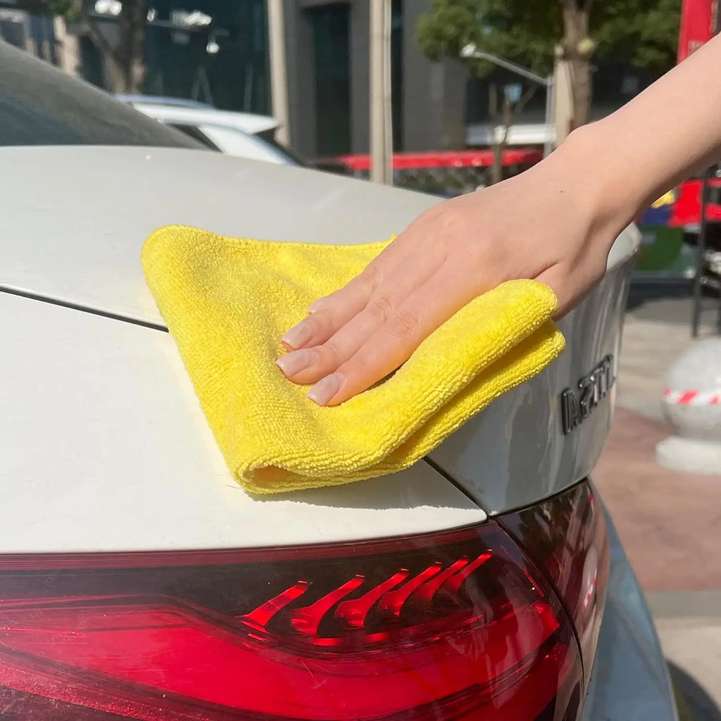 5 Packs Microfiber Cleaning Cloth, 30*30cm Mixed Color Cleaning Rags, Cleaning Towels for Car Care, House, Kitchen, Glass