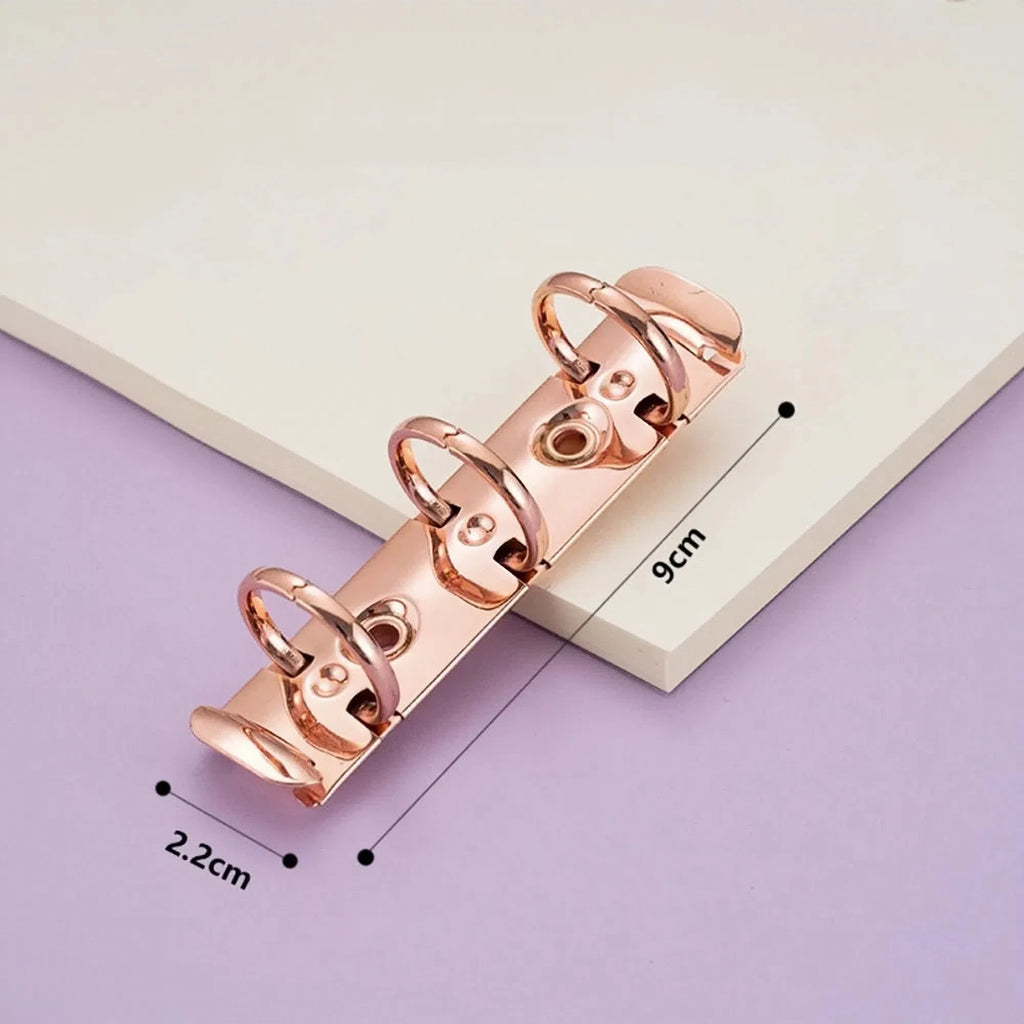 Durable Detachable Metal Spiral Rings Binder Clip High Quality Diary A8 Paper Binder Clips DIY Album Loose Leaf Ring Office