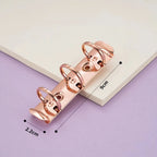 Durable Detachable Metal Spiral Rings Binder Clip High Quality Diary A8 Paper Binder Clips DIY Album Loose Leaf Ring Office